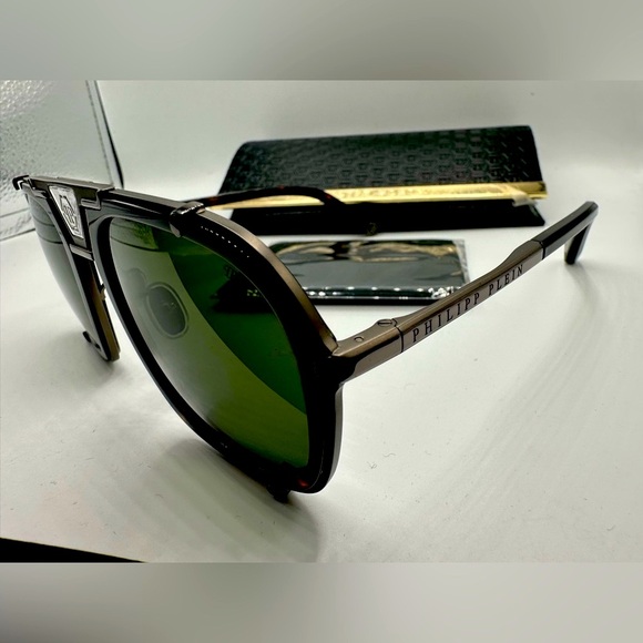 Phillip Plein SPP010 COL.584Y‼️Size 55-23-145 Plein Signature ‼️ - Picture 9 of 16